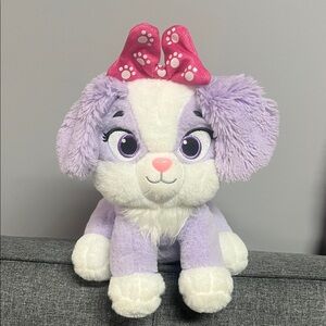 Disney Junior Minnie Mouse Creampuff Pet Purple Dog Interactive Plush Toy